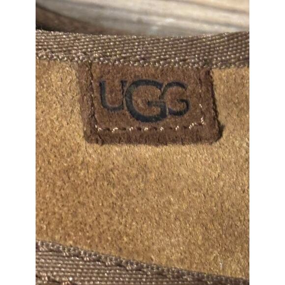 Ugg CityFunc Platform Shoes (11) Chestnut Suede Water Resist Women's NWOTLace-Up - Picture 4 of 10